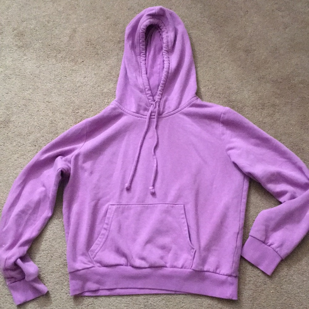 H&M Purple Basic Hoodie Size S